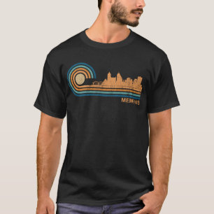 Camiseta Memphis Skyline Retro Memphis Fan Tennessee