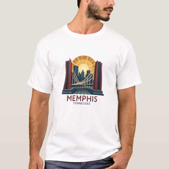 Camiseta Memphis Tennessee Gift (Frente)