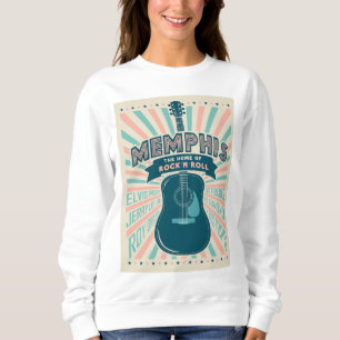 Camiseta Memphis, TN: Série Guitarra Rock-N-Roll