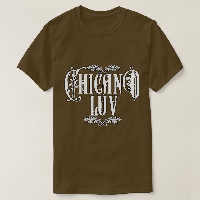Camiseta Men Chicano ama Custom Name (Frente do Design)
