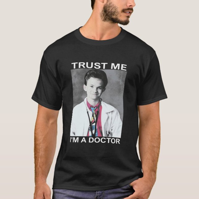 Camiseta Men_s Doogie Howser Confie em mim I_M A Doctor Men (Frente)