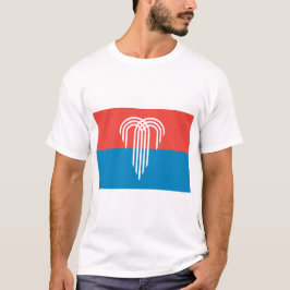 Camiseta Men T Shirt with Flag of Kansas City, Missouri