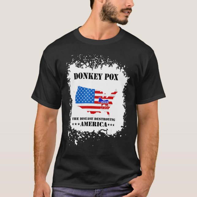 Camiseta Men Women  Donkey Pox The Disease Destroying Ameri (Frente)