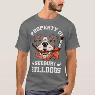 Camiseta Men Women Property of Sudbury Bulldog Funny 