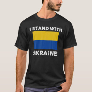 Camiseta Men Women Ukrainian Lover I Stand With Ukraine Fla