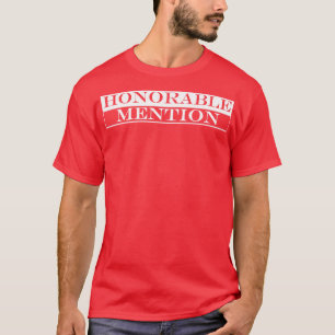 Camiseta menção honrosa