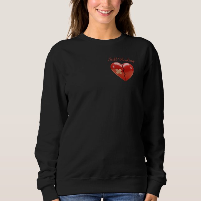 Camiseta Mended Heart Hoodie - Healing Through Love (Frente)