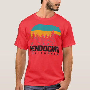 Camiseta Mendocino California Bear Grizzly Orgulho ao ar li