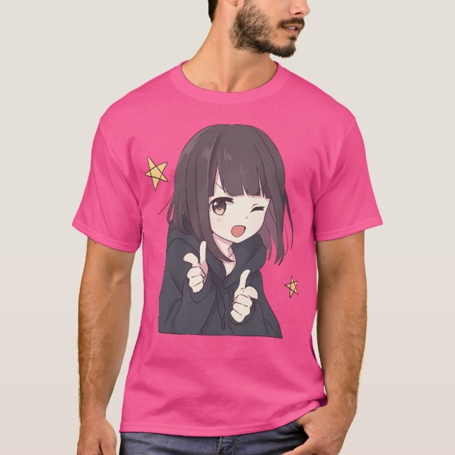 Camiseta Menhera Chan Anime (Frente)