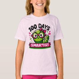 Camiseta Menina 100 Dias Mais Inteligente