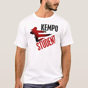 Camiseta MENINA 2,1 do estudante de Kempo