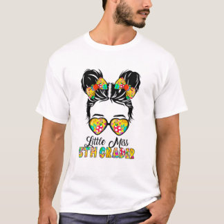 Camiseta Menina 5 Grader De Volta Para A Escola Alô Primeir