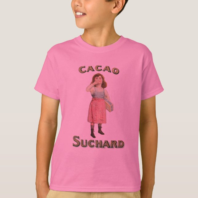 Camiseta Menina Açúcar Beijo de Chocolate Vitoriana (Frente)