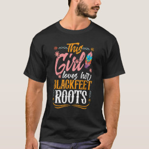 Camiseta Menina Ama Seus Pés Negros Raia Nativa Americana