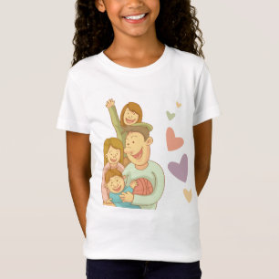 Camiseta Menina Amor de Família