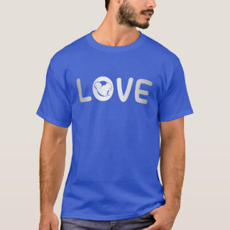 Camiseta menina amor esquilo