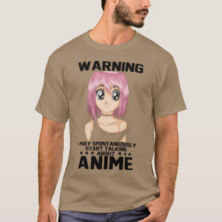 Camiseta Menina Anime Kawaii com Presente de Cabelo Rosa
