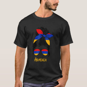 Camiseta Menina Armênia menina armênia mulher armênia bande