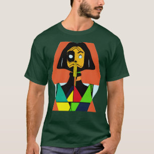 Camiseta menina assustadora