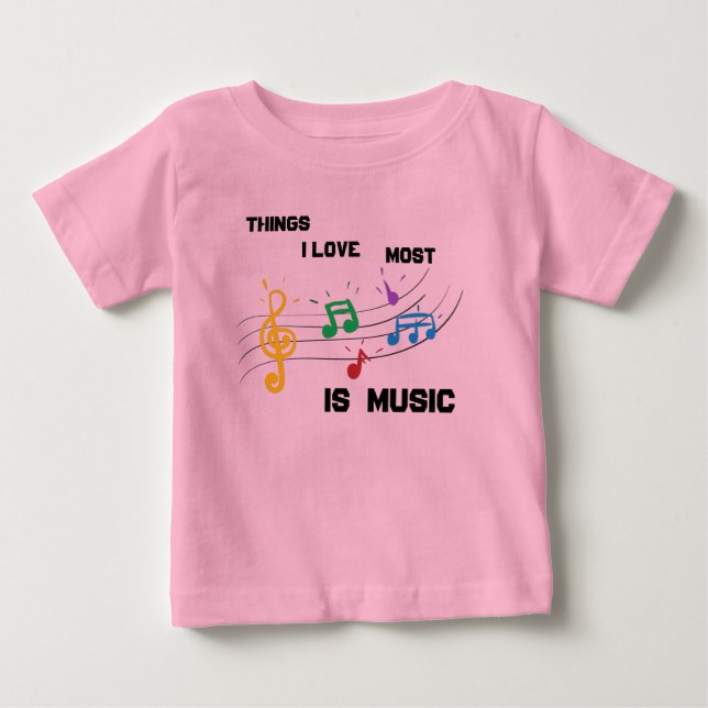 Camiseta Menina Bebê Rosa (Frente)