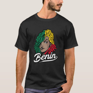 Camiseta Menina Beninense de Cabelo Rastafari Raízes Benine