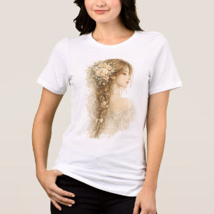 Camiseta Menina Boho Trançada