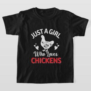Camiseta Menina bonita ama galinhas