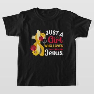 Camiseta Menina bonita ama Jesus
