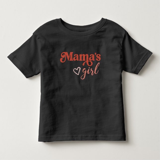 Camiseta Menina bonita da mãe/camiseta filha (Frente)