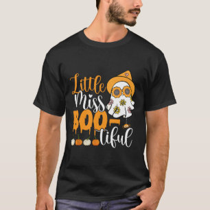 Camiseta Menina Boo Bonita Ghost Halloween Tod