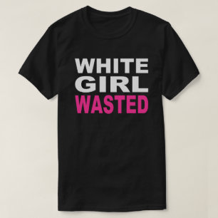 CAMISETA MENINA BRANCA DESPERDIÇADA
