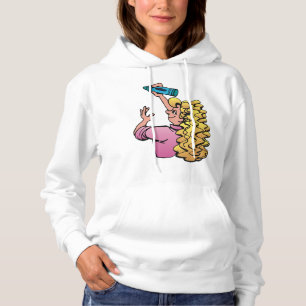 Camiseta Menina Brincalhona com Lápis de Cor