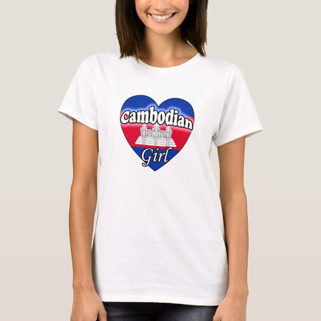 Camiseta Menina Cambojana (Frente)