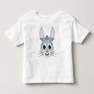 Camiseta Menina Cara de Coelho-32885