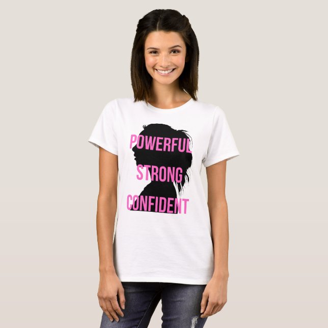 Camiseta Menina Chefe Rosa Preto (Frente Completa)