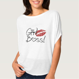 Camiseta Menina Chefe Voando em Cima