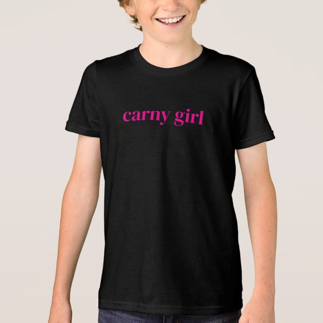 Camiseta Menina Clássica do Parque de Diversões Infantil (Frente)
