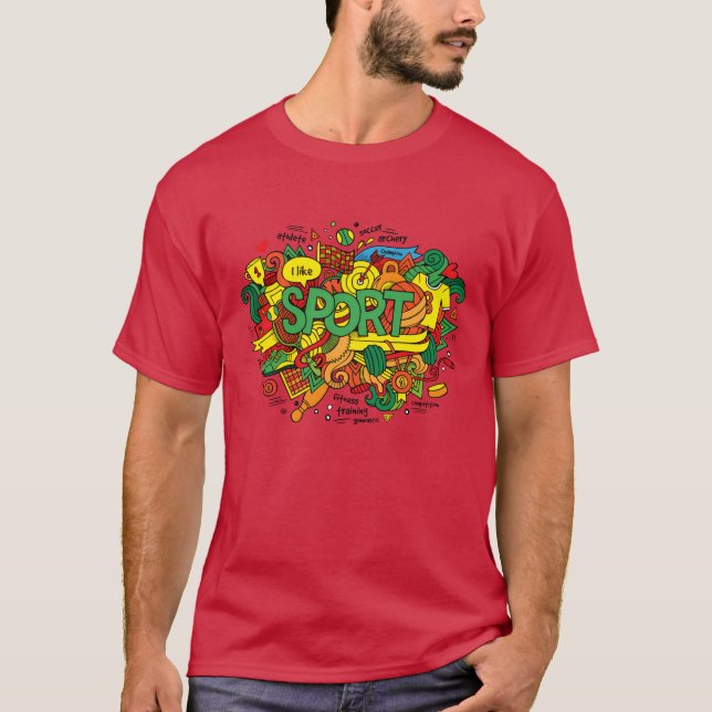 Camiseta Menina com amor pelo esporte (Frente)