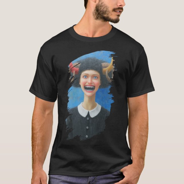 Camiseta Menina com chifres (Frente)