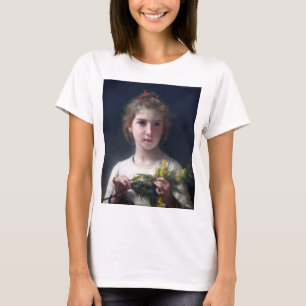 Camiseta Menina com Mimosa, Bouguereau