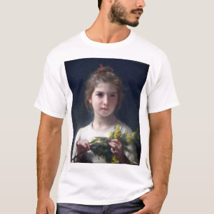 Camiseta Menina com Mimosa, Bouguereau
