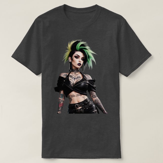 Camiseta menina com tinta (Frente do Design)