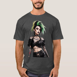 Camiseta menina com tinta