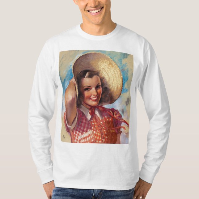 Camiseta Menina com Touca (Frente)