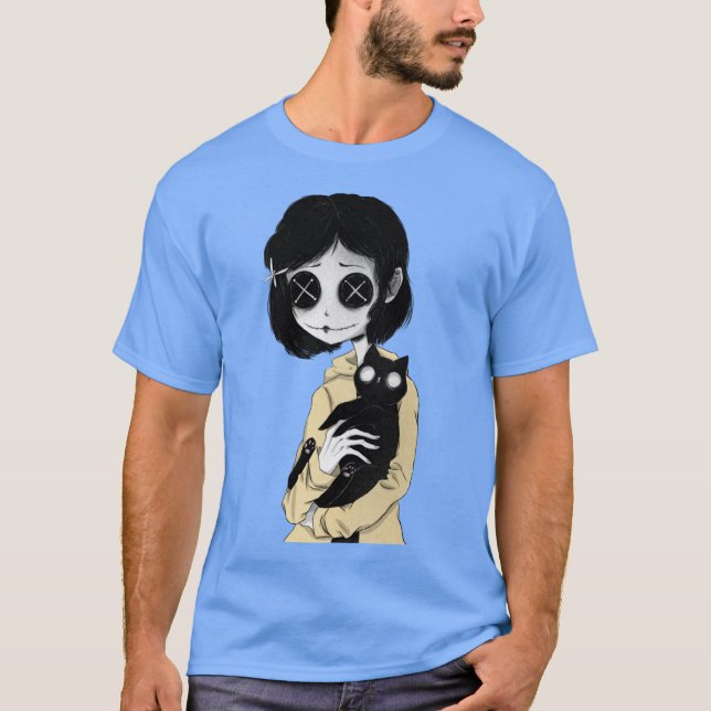 Camiseta Menina Coraline (Frente)