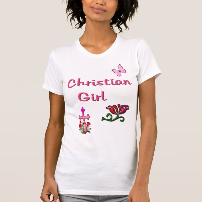 Camiseta Menina Cristã  (Frente)