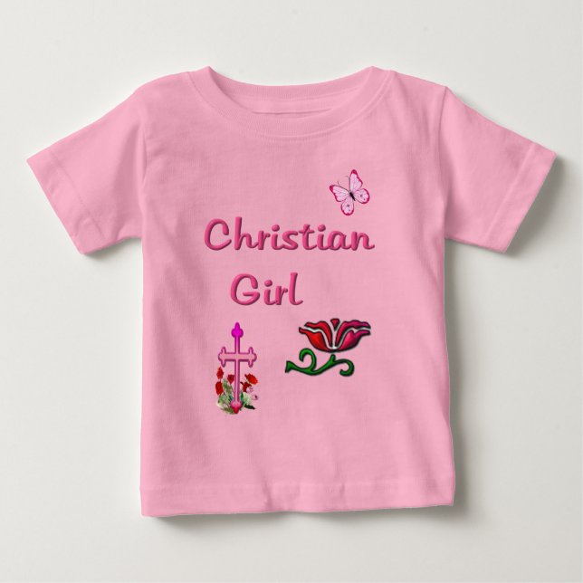 Camiseta Menina Cristã (Frente)
