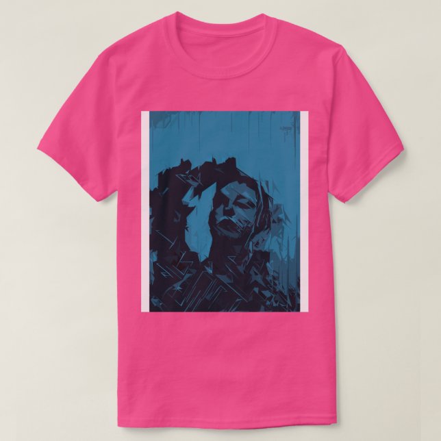 Camiseta Menina Cyberpunk (Frente do Design)