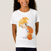 menina da bola da cesta