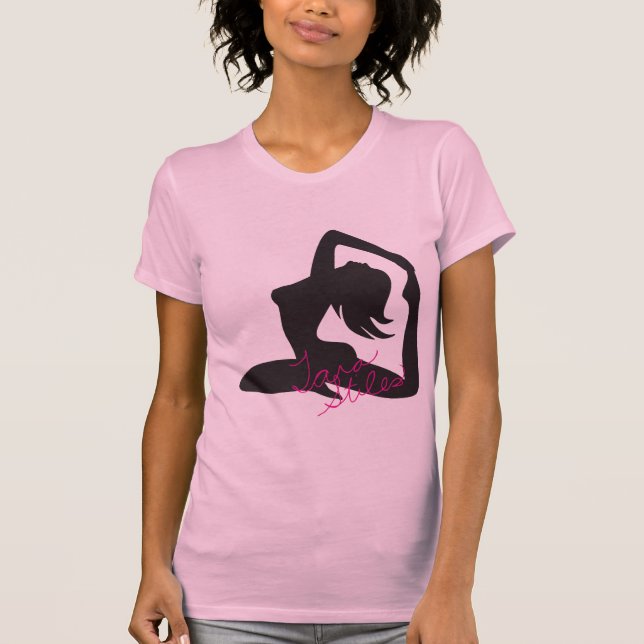 Camiseta menina da ioga de tara (Frente)